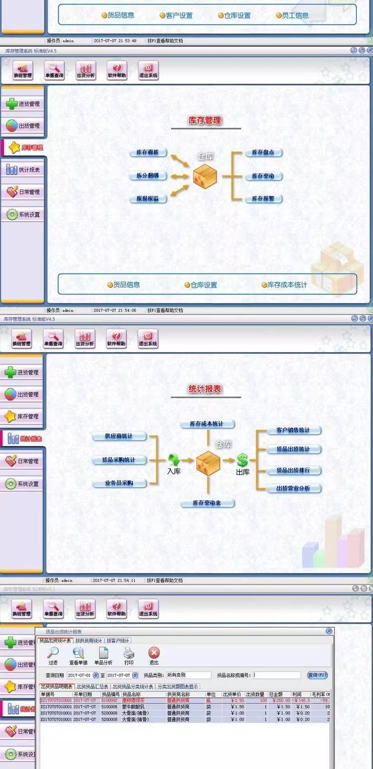 Software voor voorraadbeheer, entry entry and exit systeem, inkoop van bedrijfswinkels, inkomend en uitgaand, leverancier LAN(图2)